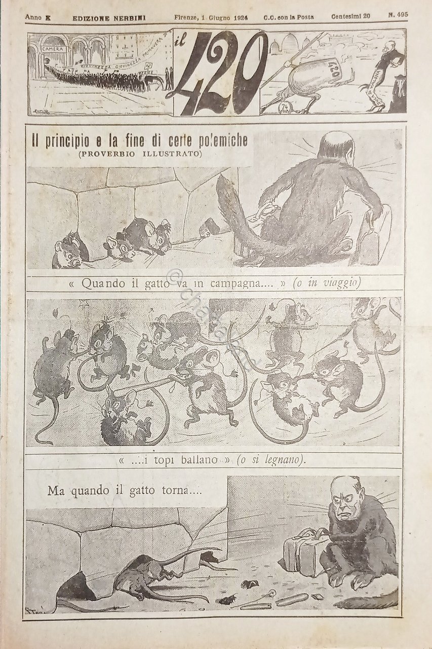 Rivista Satirica Umoristica - IL 420 - Anno X - …