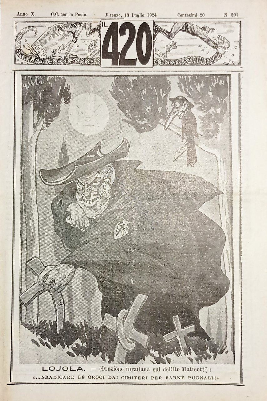 Rivista Satirica Umoristica - IL 420 - Anno X - …