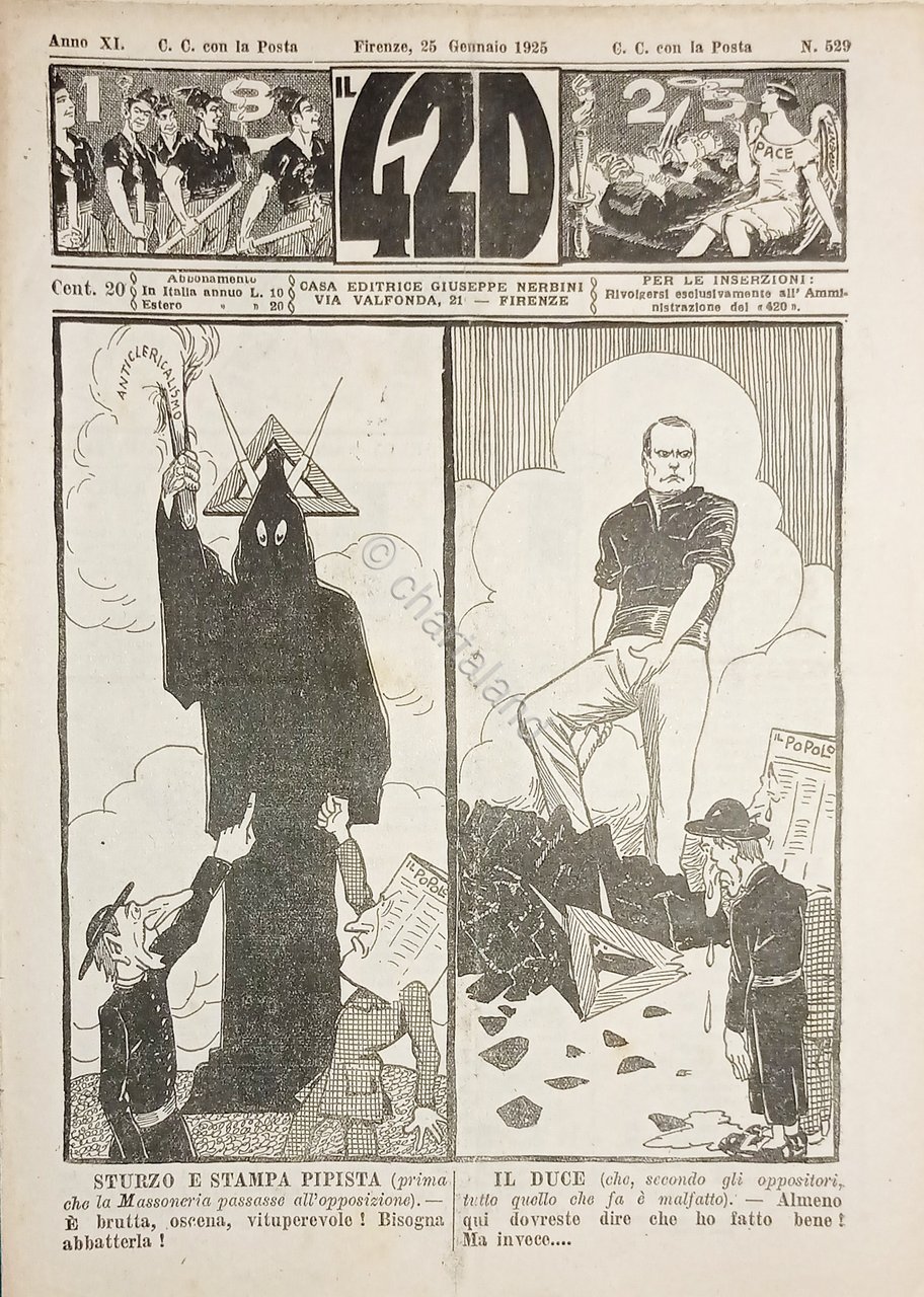 Rivista Satirica Umoristica - IL 420 - Anno XI - …