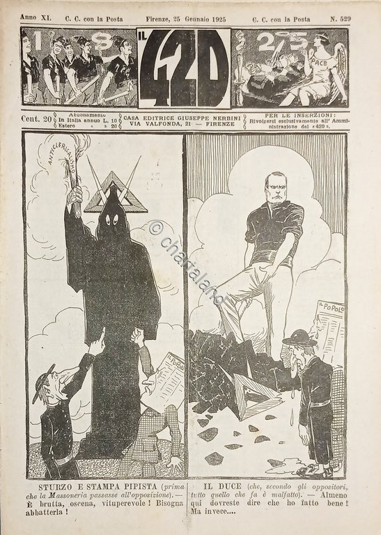 Rivista Satirica Umoristica - IL 420 - Anno XI - …