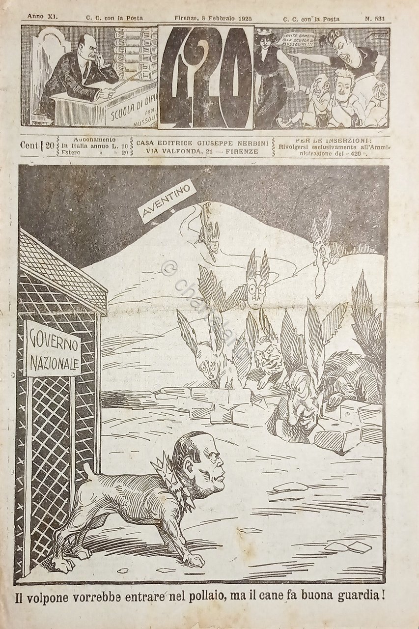 Rivista Satirica Umoristica - IL 420 - Anno XI - …