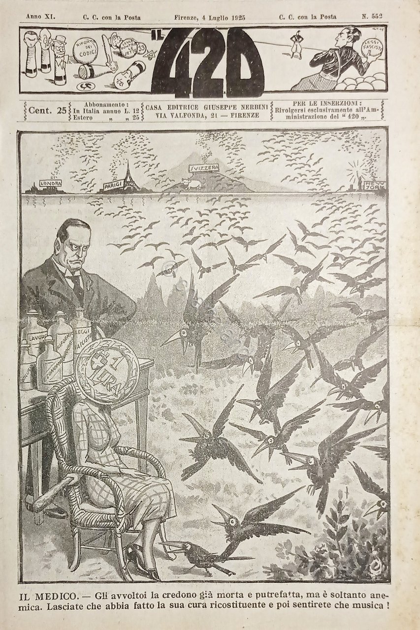 Rivista Satirica Umoristica - IL 420 - Anno XI - …