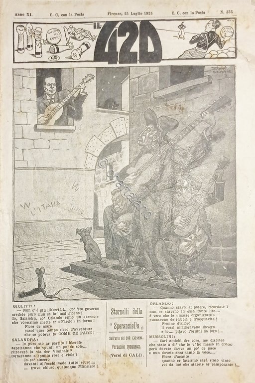 Rivista Satirica Umoristica - IL 420 - Anno XI - …