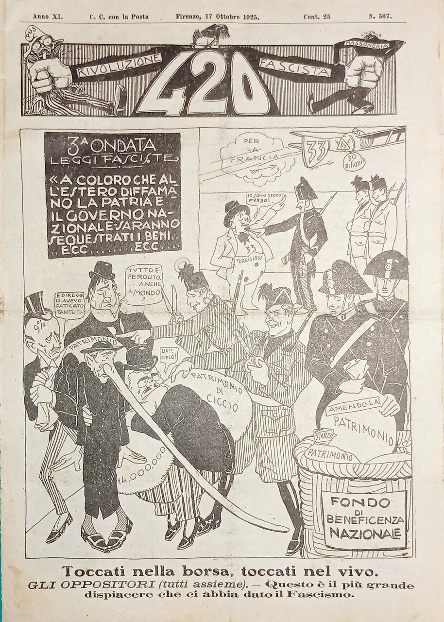 Rivista Satirica Umoristica - IL 420 - Anno XI - …