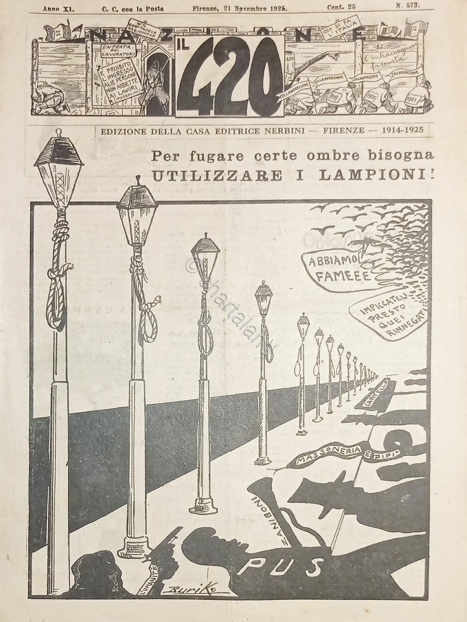 Rivista Satirica Umoristica - IL 420 - Anno XI - …