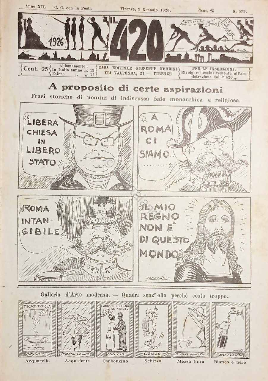 Rivista Satirica Umoristica - IL 420 - Anno XII - …