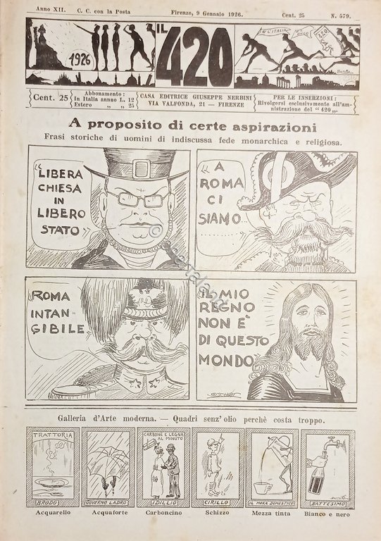 Rivista Satirica Umoristica - IL 420 - Anno XII - …