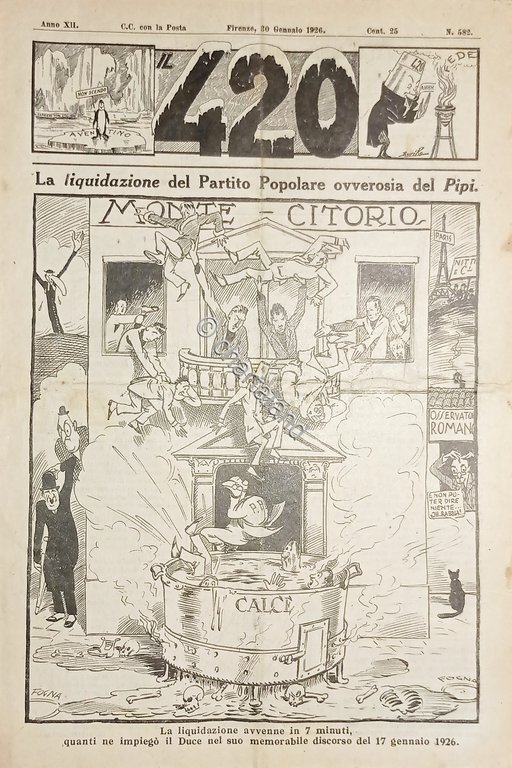 Rivista Satirica Umoristica - IL 420 - Anno XII - …