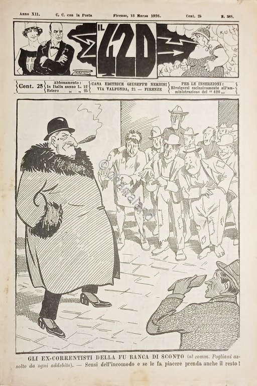 Rivista Satirica Umoristica - IL 420 - Anno XII - …