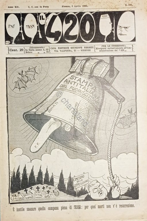 Rivista Satirica Umoristica - IL 420 - Anno XII - …