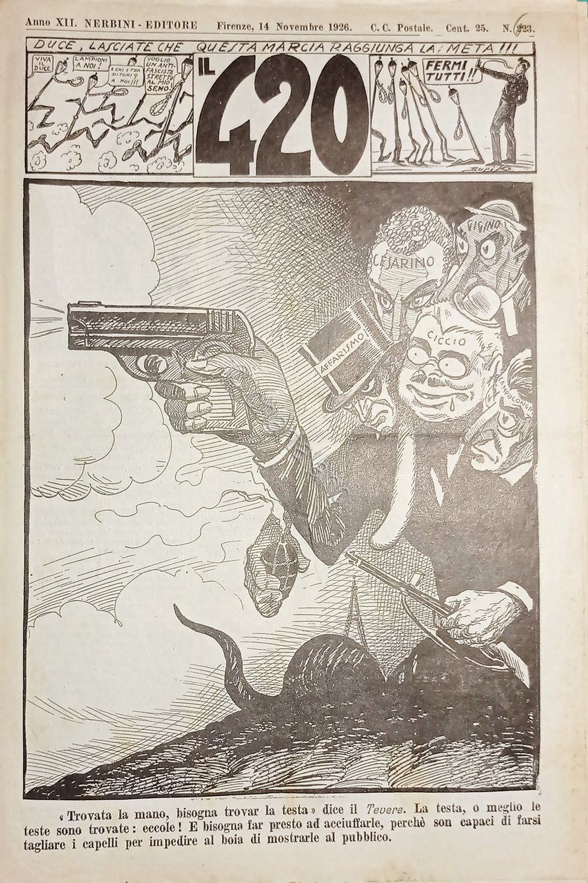 Rivista Satirica Umoristica - IL 420 - Anno XII - …