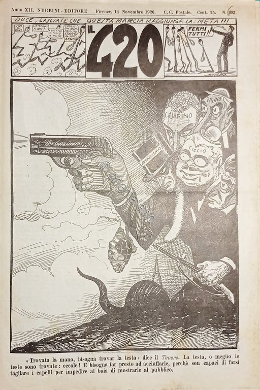 Rivista Satirica Umoristica - IL 420 - Anno XII - …