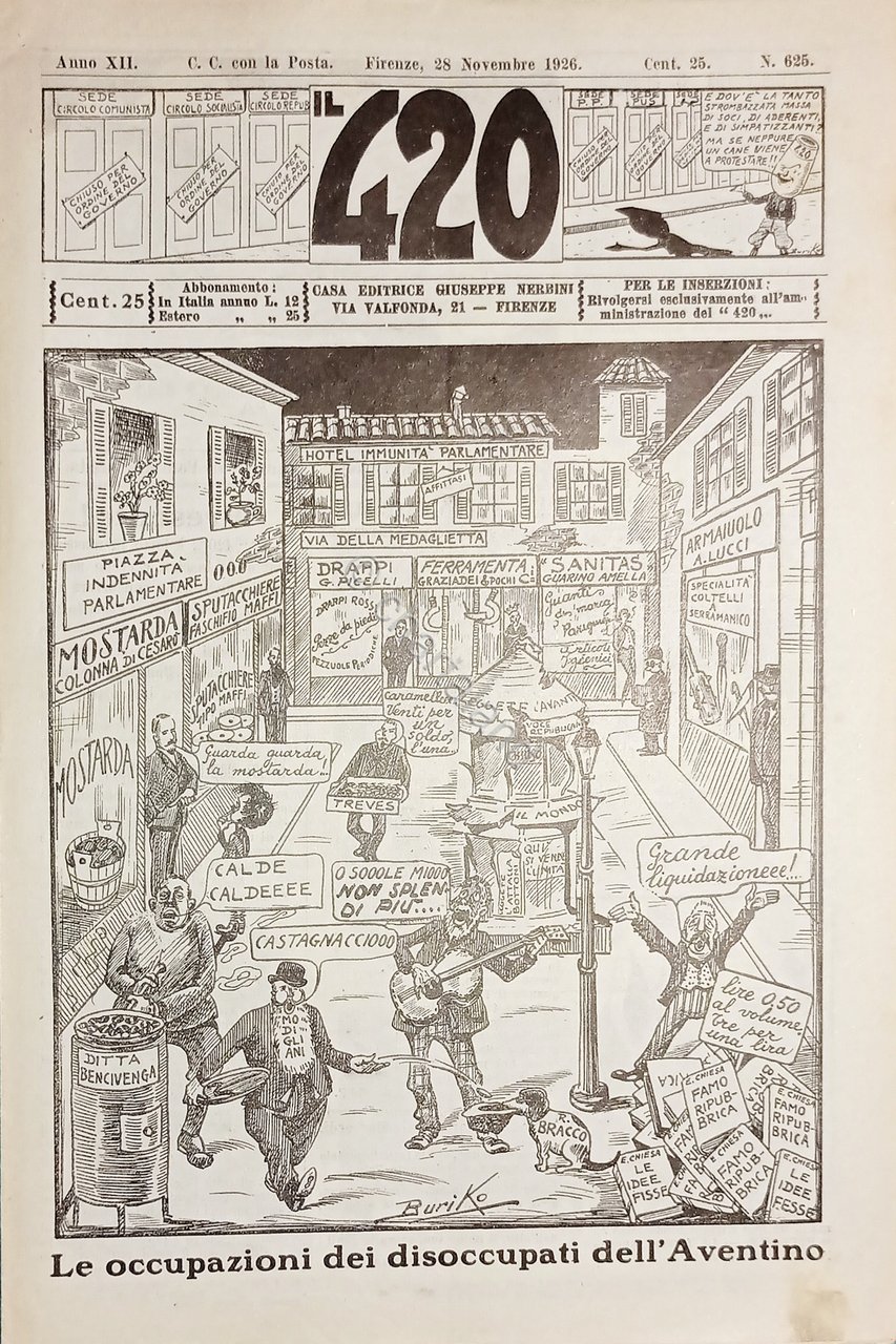 Rivista Satirica Umoristica - IL 420 - Anno XII - …