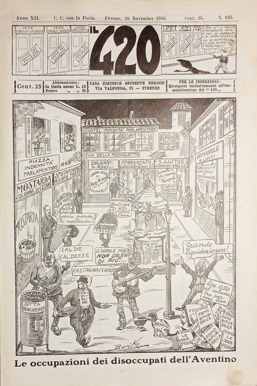 Rivista Satirica Umoristica - IL 420 - Anno XII - …