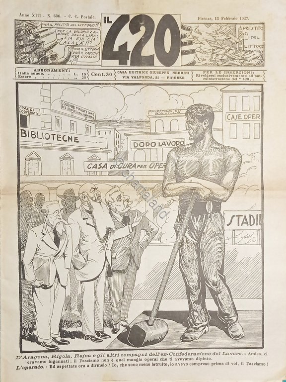 Rivista Satirica Umoristica - IL 420 - Anno XIII - …