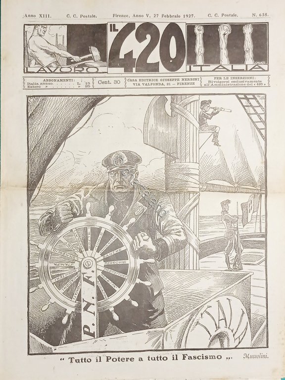 Rivista Satirica Umoristica - IL 420 - Anno XIII - …