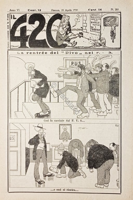 Rivista Satirica Umoristica - IL 420 - N. 281 - …