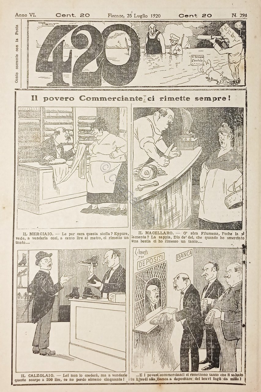 Rivista Satirica Umoristica - IL 420 - N. 294 - …
