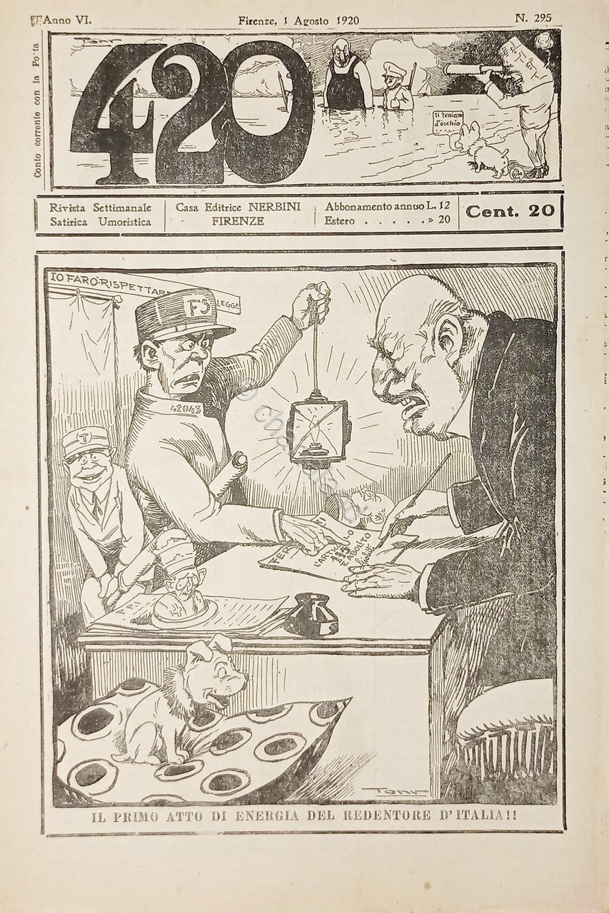 Rivista Satirica Umoristica - IL 420 - N. 295 - …