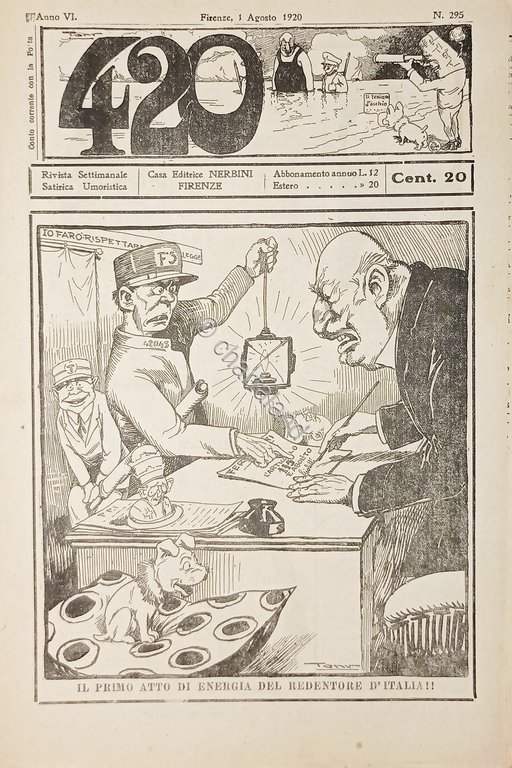 Rivista Satirica Umoristica - IL 420 - N. 295 - …