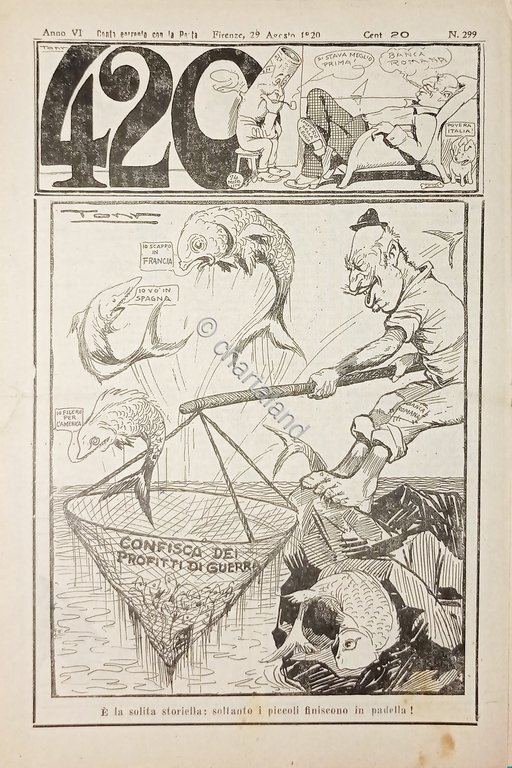 Rivista Satirica Umoristica - IL 420 - N. 299 - …