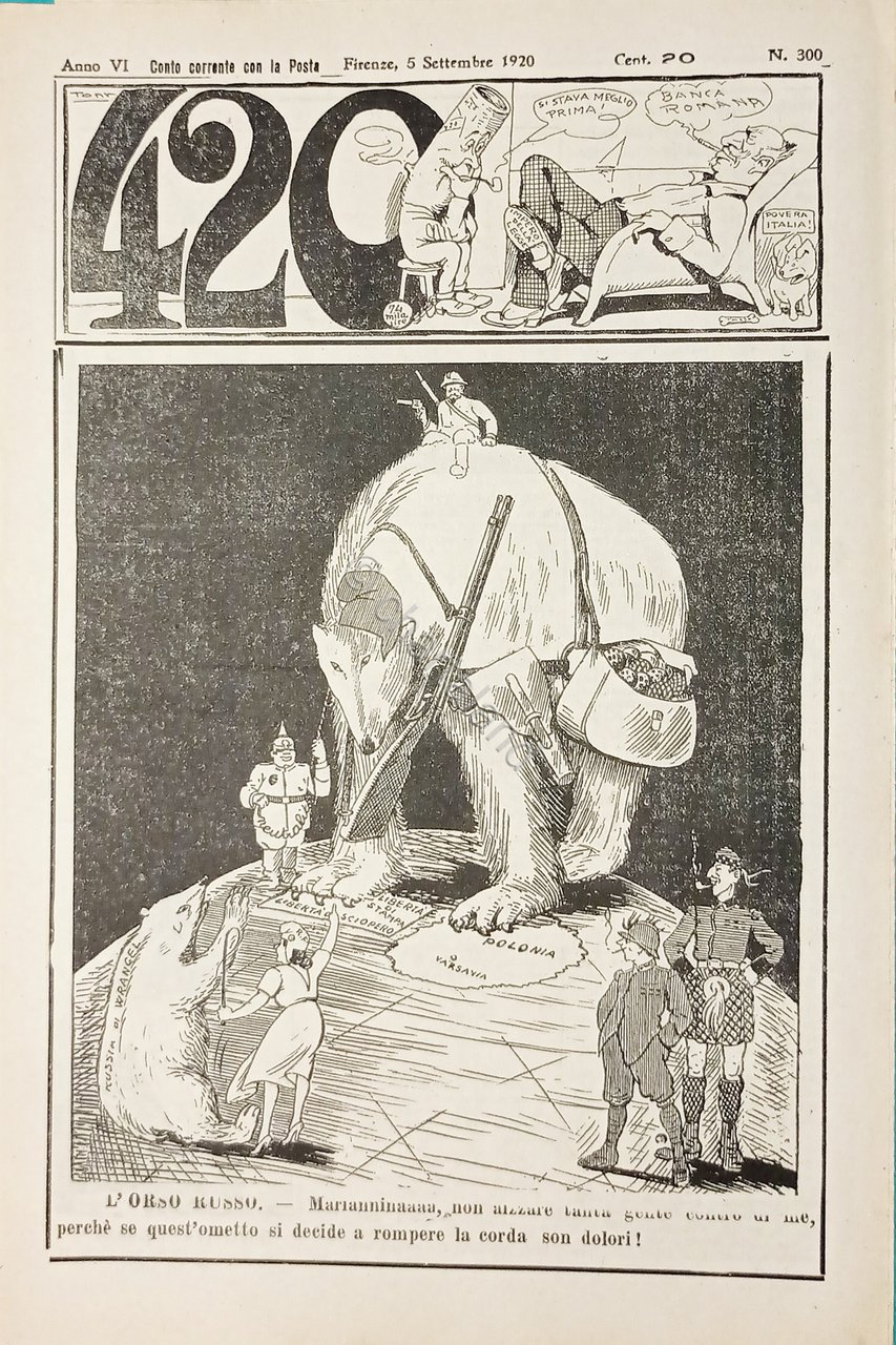 Rivista Satirica Umoristica - IL 420 - N. 300 - …