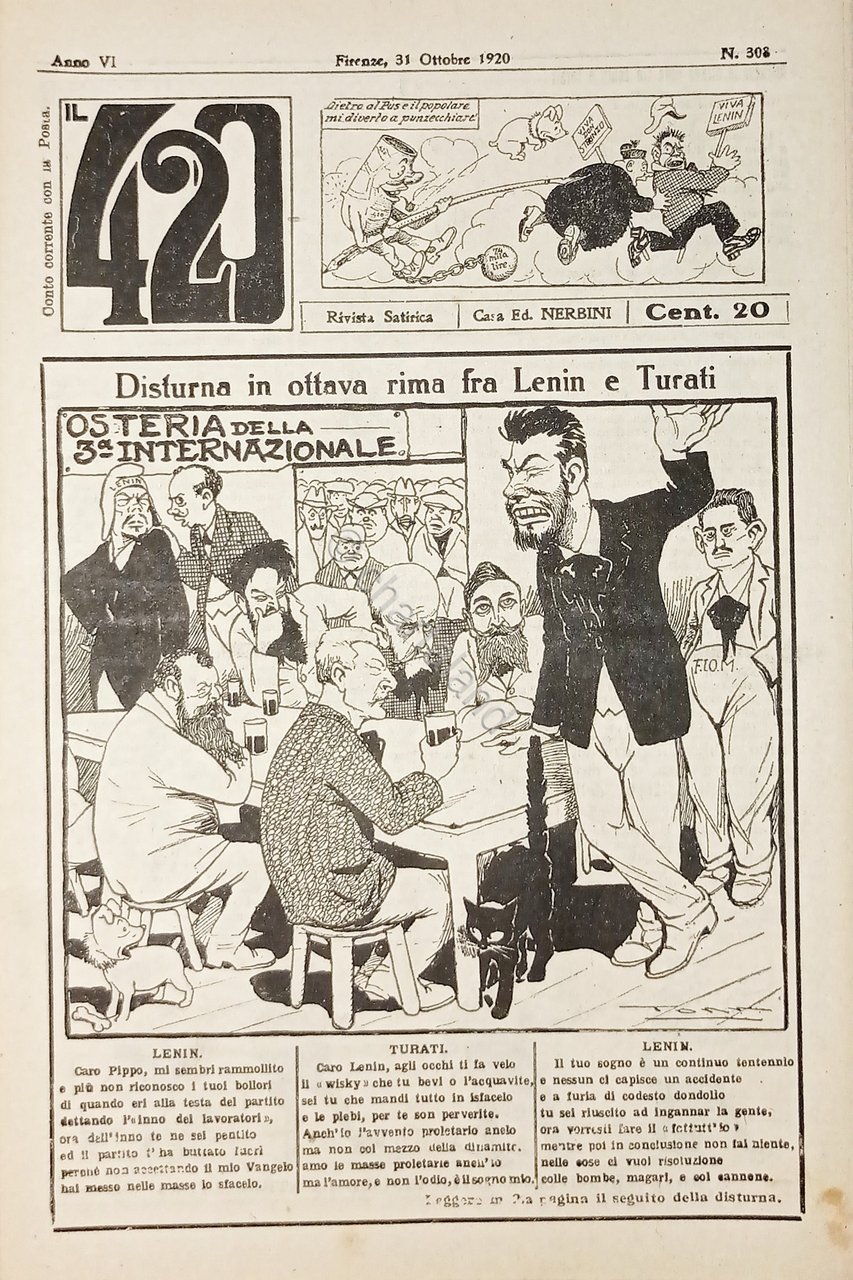 Rivista Satirica Umoristica - IL 420 - N. 308 - …