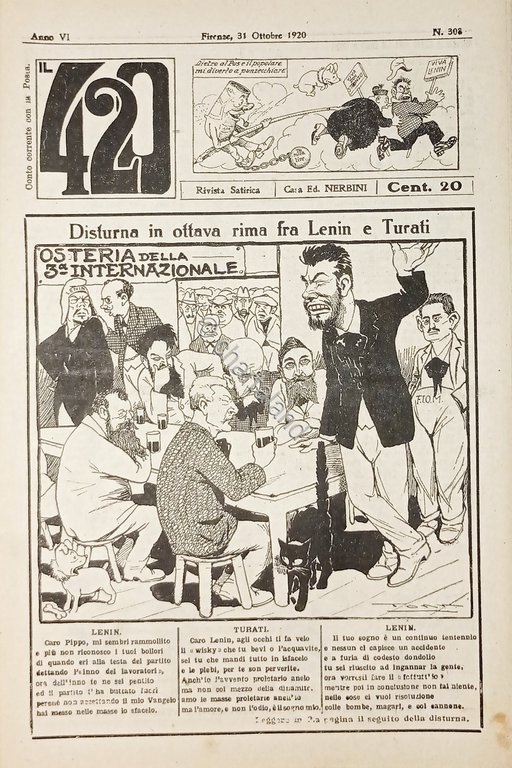 Rivista Satirica Umoristica - IL 420 - N. 308 - …