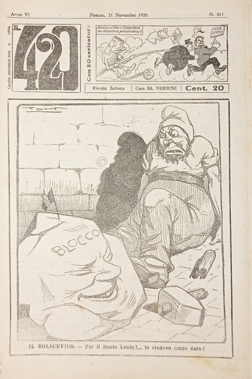 Rivista Satirica Umoristica - IL 420 - N. 311 - … | Immagine principale