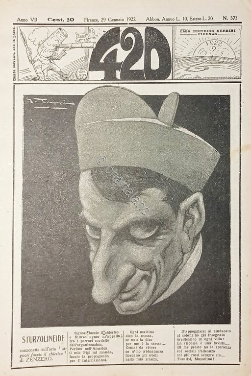 Rivista Satirica Umoristica - IL 420 - N. 373 - …