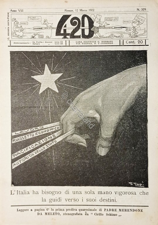 Rivista Satirica Umoristica - IL 420 - N. 379 - …