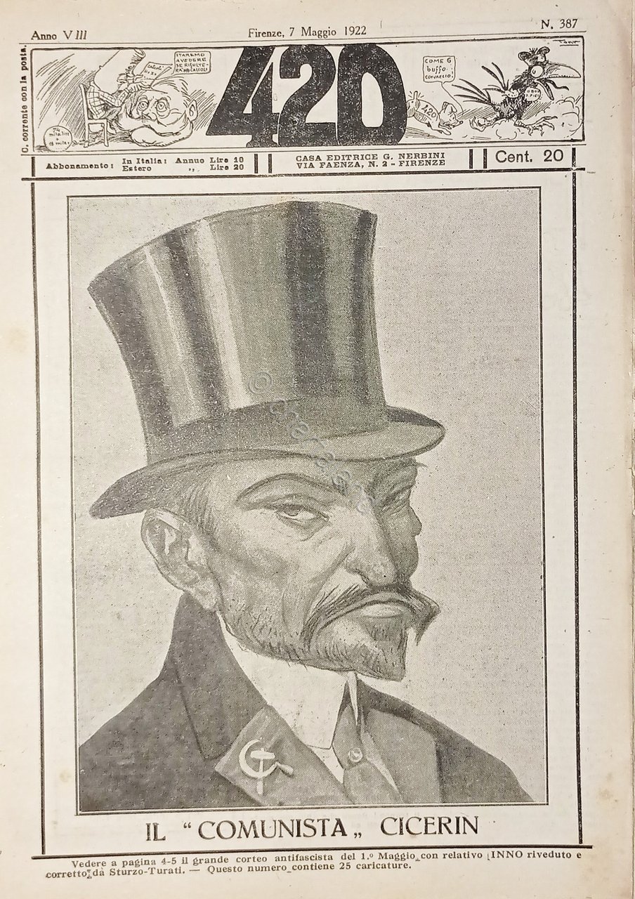 Rivista Satirica Umoristica - IL 420 - N. 387 - …