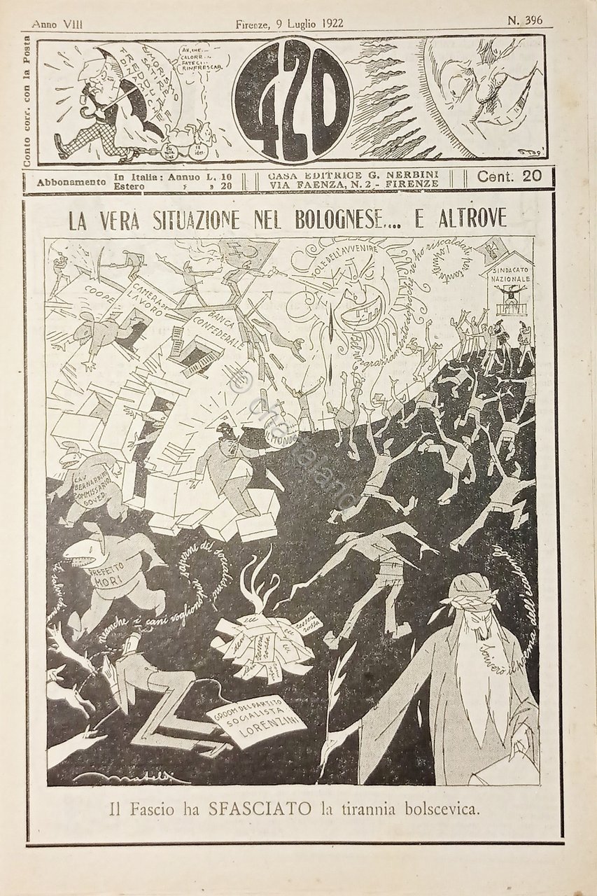 Rivista Satirica Umoristica - IL 420 - N. 396 - …