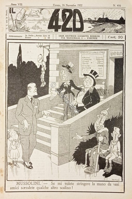 Rivista Satirica Umoristica - IL 420 - N. 416 - …