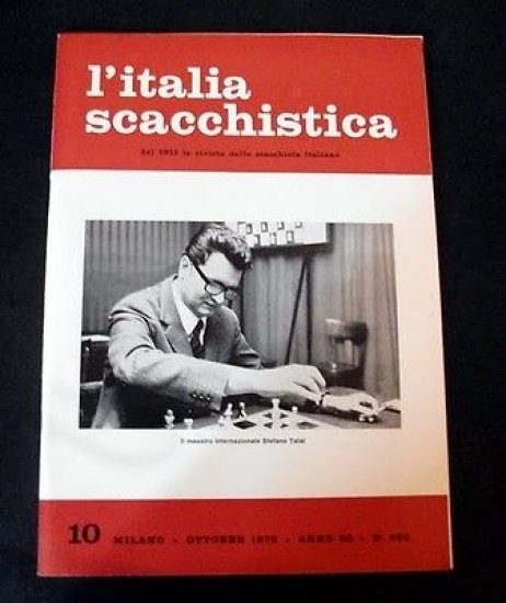 Rivista Scacchi - L' Italia Scacchistica n° 852 - 1976 | Immagine principale