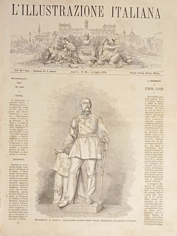 Rivista Settimanale - L'illustrazione Italiana N. 28 - 14 Luglio 1878 