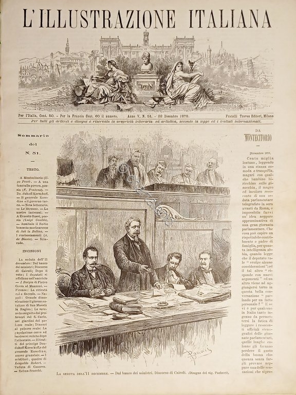 Rivista Settimanale - L'illustrazione Italiana N. 51 - 22 Dicembre …