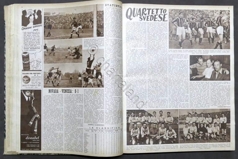 Rivista settimanale Il Calcio Illustrato - Anno campionato completo 1949 …