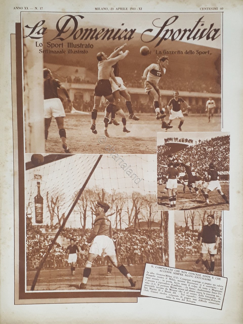 Rivista Sport - La Domenica Sportiva N. 17 - Campionato …