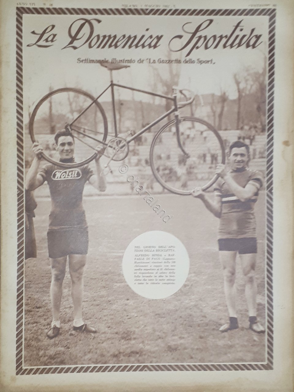 Rivista Sport - La Domenica Sportiva N. 18 Alfredo Binda … | Immagine principale