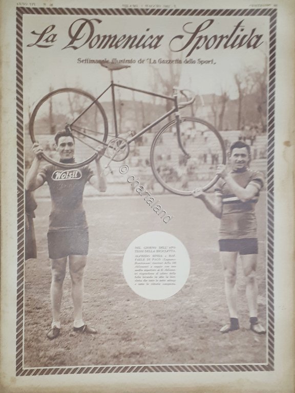 Rivista Sport - La Domenica Sportiva N. 18 Alfredo Binda … | Immagine Gallery 2