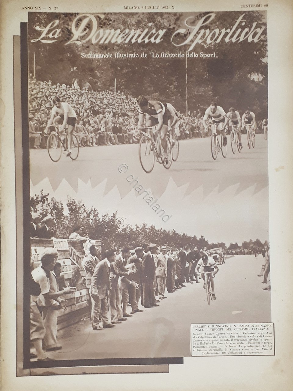 Rivista Sport - La Domenica Sportiva N. 27 - Trionfi … | Immagine principale