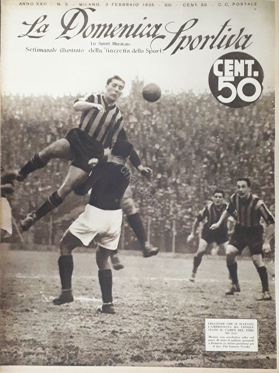 Rivista Sport - La Domenica Sportiva N. 5 - Ambrosiana … | Immagine principale