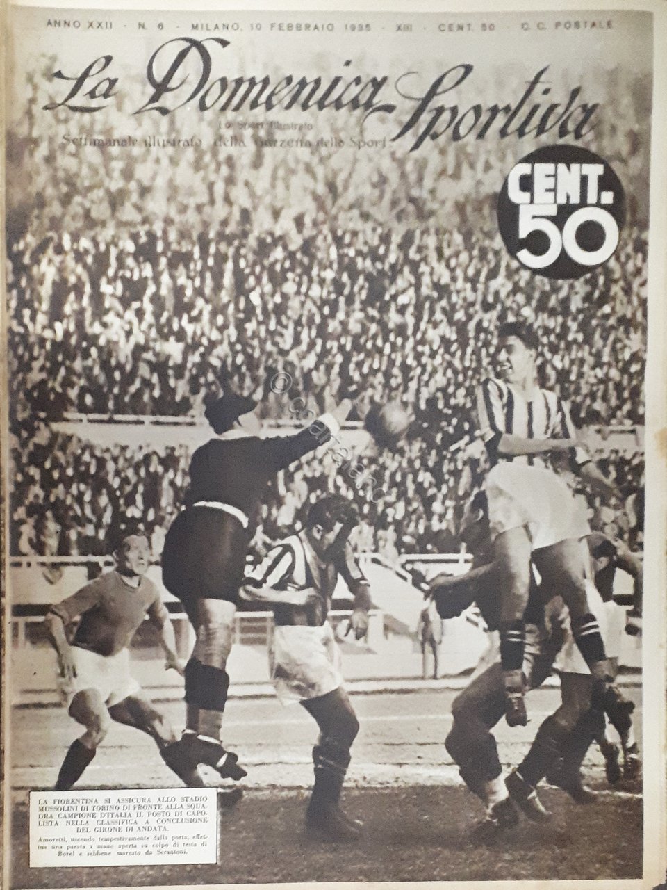 Rivista Sport - La Domenica Sportiva N. 6 Fiorentina allo … | Immagine principale