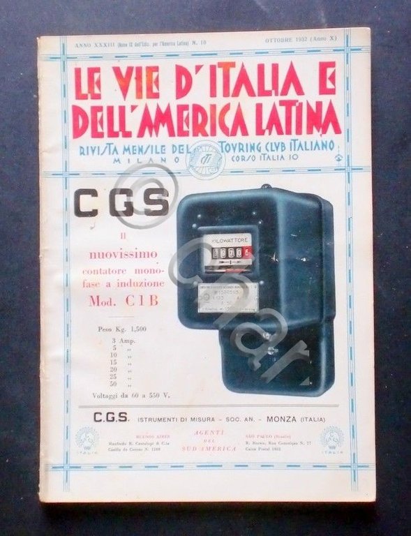 Rivista T. C. I - Le Vie d'Italia e dell'America …