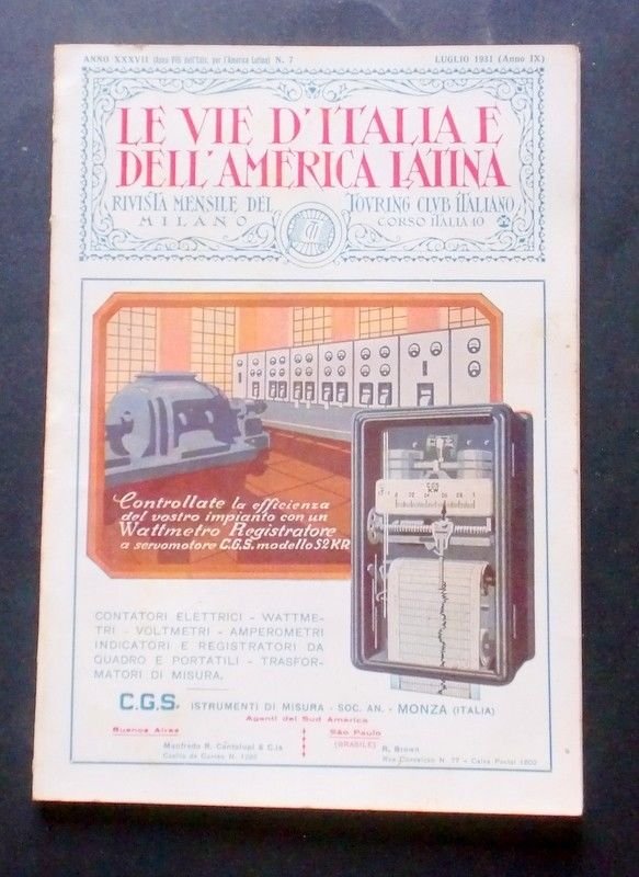 Rivista T. C. I - Le Vie d'Italia e dell'America …