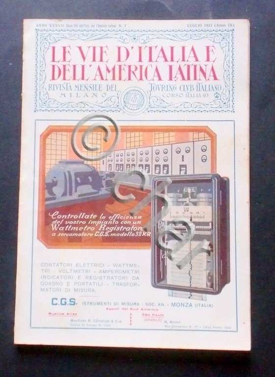 Rivista T. C. I - Le Vie d'Italia e dell'America …