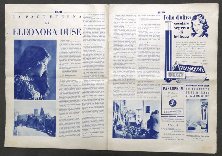 Rivista Teatro Cinema - Ventuno e Trenta 21 e 30 …