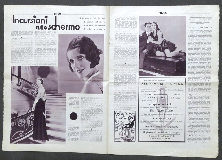 Rivista Teatro Cinema - Ventuno e Trenta 21 e 30 …