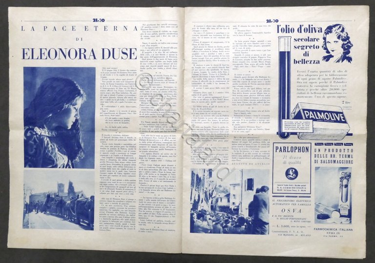 Rivista Teatro Cinema - Ventuno e Trenta 21 e 30 …